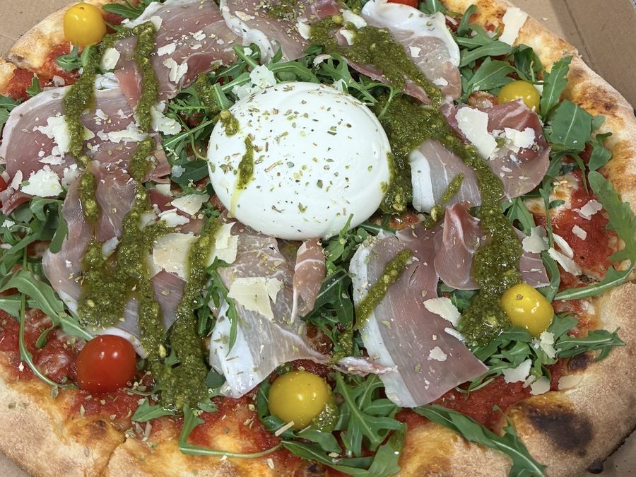 Pizza Burrata de Pizza Jojo à Sausset-les-Pins
